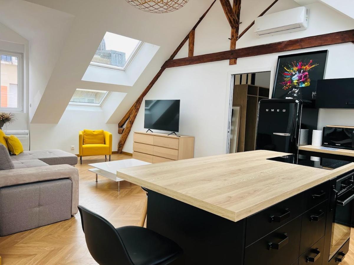 Apartmán Elegant T4 Centre Reims/Parking Prive Exteriér fotografie